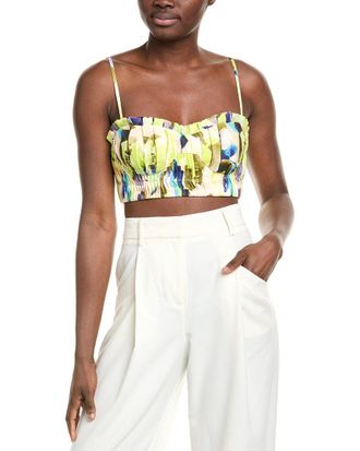 Nicholas Crina Linen Bra Top