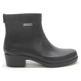 Aigle Myrica Bottil Rubber Womens Ankle Boots - Noir - Size:UK 5.5