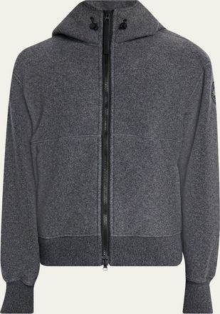 Canada Goose Mens Chilliwack Fleece Hooded Bomber Jacket