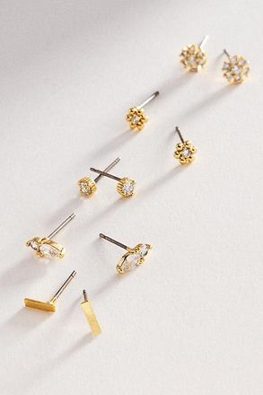 Anthropologie Delicate Post Earrings, Set of 5