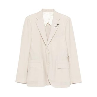Lardini Blazers, male, Beige, Size: XL Abito leggero