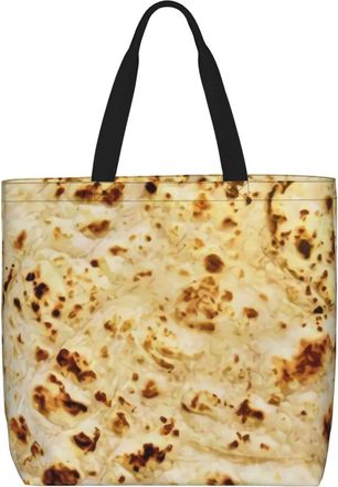Generic Women Handbag Burritos Giant Flour Tortilla Taco Women Beach Bag Girls Print Ladies Purse, For Gym, Daily, Swim, School, Holiday