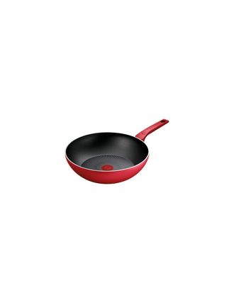 T-fal Daily Expert Sart&eacute;n Wok Roja 28 Cm Antiaderente