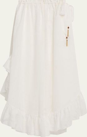 Zimmermann Daylight Ruffle Maxi Skirt