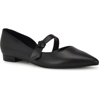 Nine West Lamond Mary Jane Flat in Black at Nordstrom Rack, Size 9.5