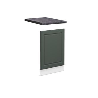Vicco Panel Frontal Fame-line, Verde Dorado Casa De Campo, 45 Cm, Et Antracita Vicco