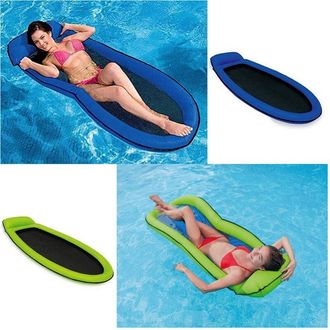 Trade Shop Trade Shop - Amaca Galleggiante Materasso Gonfiabile Ad Acqua 178x94cm Colori Assortiti 58836