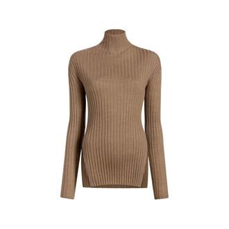 Khaite Jersey de cuello alto - Knitwear - Mujer - Beige - S