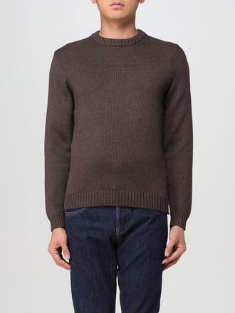 Zanone Sweater Men color Brown