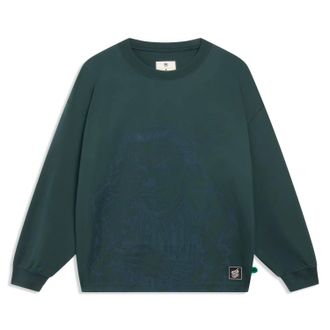 Li-Ning BadFive Graphic Sweatshirt Green AHSSF27-2