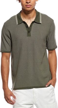 Rag & Bone Harvey Knit Polo Shirt