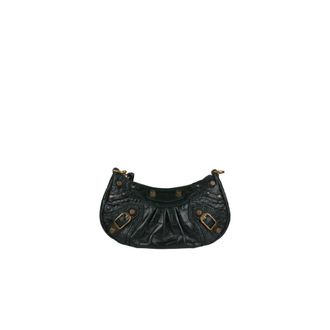 Balenciaga Pre-owned Cagole Bag - Dames - Vintage Schoudertas - Groen - ONE Size - Leer - Vintage
