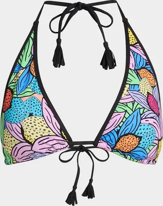 Johnny Was x Ashley Percival Zephra Halter Bikini Top