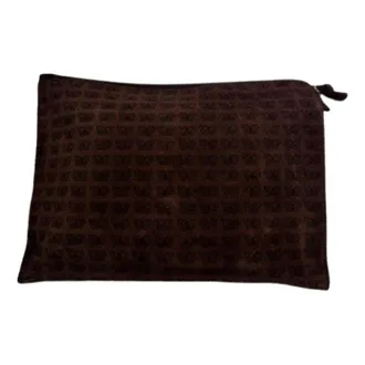 Bottega Veneta Pre-owned Clutches, female, Brown, Size: ONE SIZE Pre-owned Leather Clutch