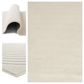OEM Alfombra De Pelo Rizado Grande De 120x170 Cm Para Sala De Estar, Japandi, Moderna, Pesada, Gruesa, Polo - Raining Grey (gris)