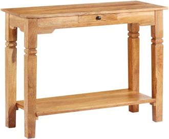 vidaXL Tavolo Consolle 100x40x76 cm in Legno Massello dAcacia - Vidaxl
