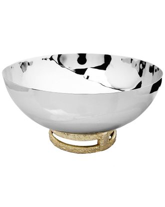 Alice Pazkus 11.5In Stainless Steel Bowl With Loop Base