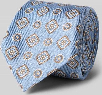 Altea Krawatte aus Seiden-Baumwoll-Mix Modell Nilo in Royal, Gr&ouml;&szlig;e 1