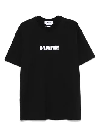 Msgm T-shirt Mare - Nero