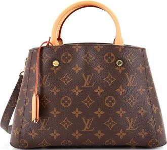 Louis Vuitton Borsa a tracolla Montaigne Handbag Monogram Canvas BB - Marrone