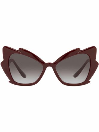 Dolce & Gabbana Eyewear Occhiali da sole cat-eye - Rosso