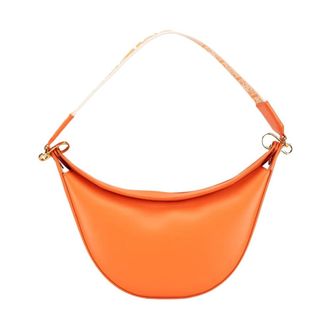 Loewe Pre-owned Small Leather Luna Hobo - Dames - Pre-owned - Oranje - Maat: ONE Size Leer
