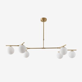 Sklum Sklum - L&aacute;mpara De Techo Con 6 Bolas De Cristal Garland
