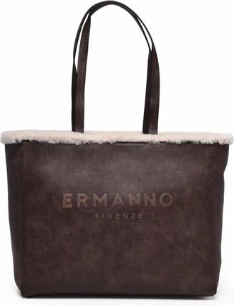 Ermanno Scervino Tassen, Dames, Bruin, ONE Size, Polyester, Vanessa Tote Bag