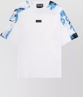 Versace Jeans Couture logo graphic print crew neck t shirt