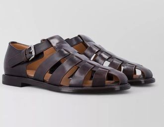 Churchs fisherman sandals cut out design open toe