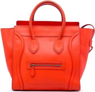 Celine Pre-owned Celine Mini Smooth Calfskin Luggage Tote Ladies 8AO0UDYWZ6ZMM6T6