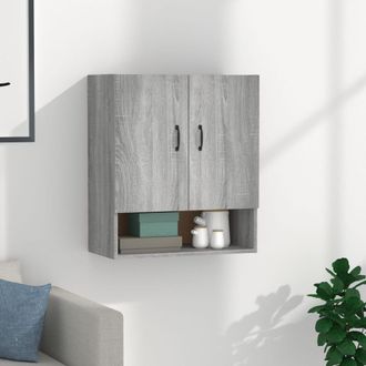 vidaXL Vidaxl - Armario De Pared Madera Contrachapada Gris Sonoma 60x31x70 Cm