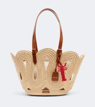 Aquazzura Bolso Artiste Medium de rafia