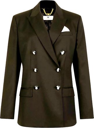 Elisabetta Franchi Giacca - Dames - Blazers - Bruin - M - Jassen