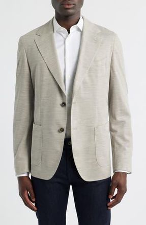 BOSS Jeff Regular Fit Beige Wool M&eacute;lange Sport Coat in Beige/Khaki at Nordstrom Rack, Size 42 Short