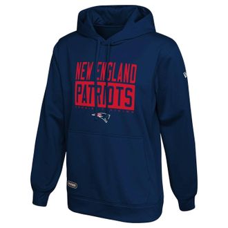 New Era Mens New England Patriots Hoodie In Navy/red