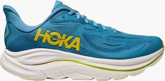 Hoka One One Mens Clifton 10 Running Shoes In Alpine Blue/foggy Night