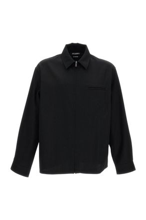 Jacquemus Black Regular Solid Shirts