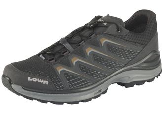Lowa Wanderschuh LOWA MEADOW GTX LO SL, Herren, Gr. 43,5, graphit, bronze, Synthetik, Textil, Schuhe Wanderschuh, wasserdicht, winddicht,atmungsaktiv dank 