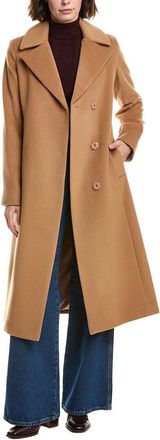 Sofiacashmere Sofiacashmere Notch Lapel Wool & Cashmere-Blend Jacket