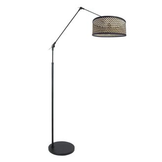 Steinhauer Steinhauer - L&aacute;mpara De Pie - Prestige Chic - Negro - Bamb&uacute; Metal