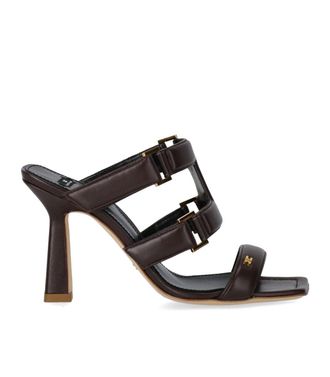 Elisabetta Franchi MULE CON TACCO CACAO ELISABETTA FRANCHI