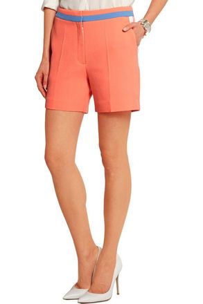 Roksanda Ilincic Roksanda neon wool-crepe silk shorts Size XXS