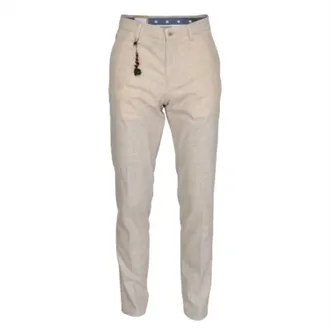 Marco Pescarolo Mens Stretch Wool & Cashmere Pants In Beige