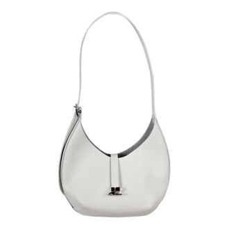 Courr&egrave;ges Shoulder Bags, female, White, Size: ONE SIZE Small Hobo Bag
