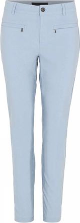 C.Ro Slim-fit Broeken - Dames - Slim Fit Broeken - Blauw - M - Leer - Broeken