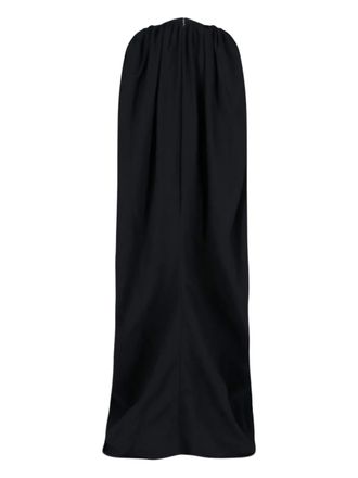 Duran Lantink draped neckline maxi dress - women - Cotton - M - Black