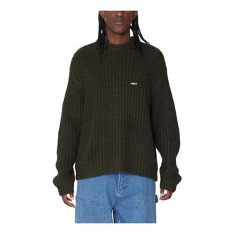 Obey Hombre, Jerseys, Verde, Talla: S