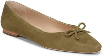 Veronica Beard Cailey Ballet Flat in Fennel Green at Nordstrom, Size 5.5