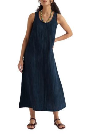 Seasalt Cornwall Helleborne Sleeveless Organic Cotton Dress in Maritime at Nordstrom, Size 10 Us
